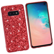 Custodia TPU glitterata antiurto per Galaxy S10+