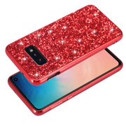 Custodia TPU glitterata antiurto per Galaxy S10+