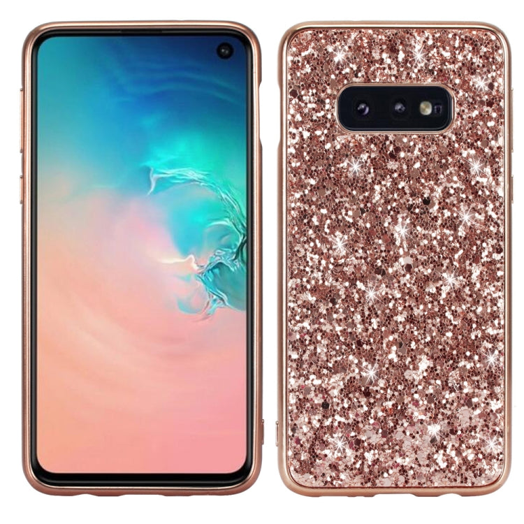 Custodia TPU glitterata per Samsung Galaxy S10+