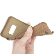 Custodia TPU con texture legno per Galaxy S8
