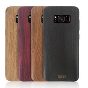 Custodia TPU con texture legno per Galaxy S8