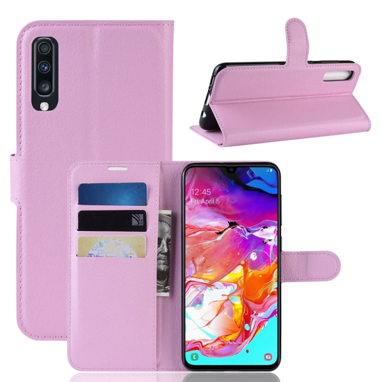 Custodia portafoglio in pelle per Samsung Galaxy A70