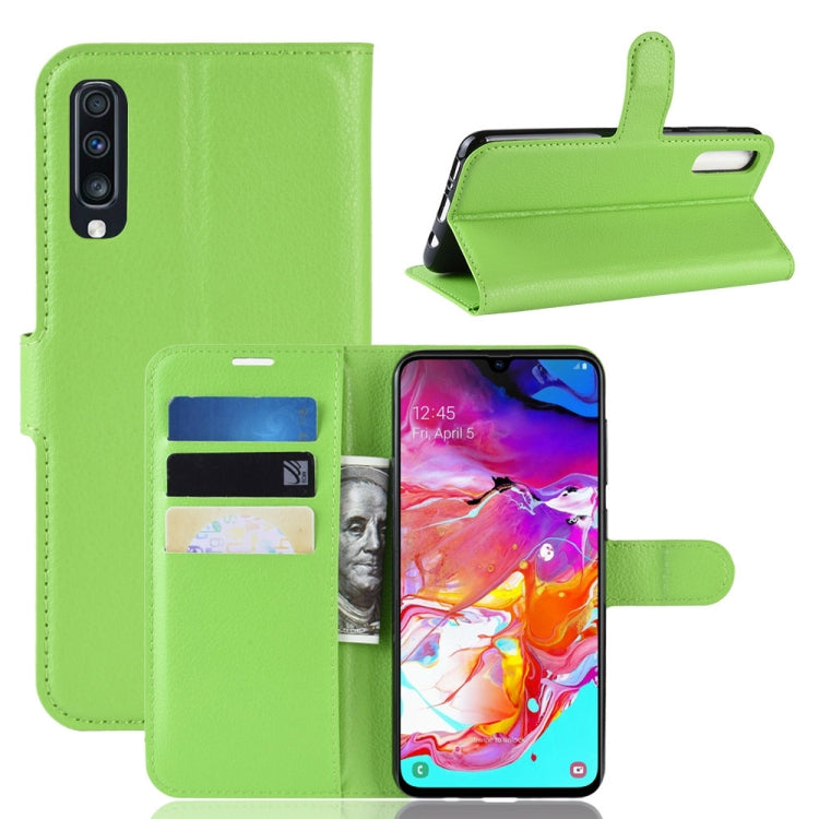 Custodia portafoglio in pelle per Samsung Galaxy A70