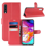 Custodia portafoglio in pelle per Samsung Galaxy A70