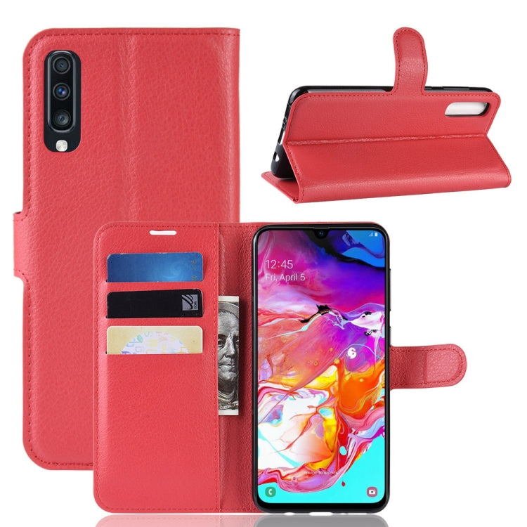 Custodia portafoglio in pelle per Samsung Galaxy A70