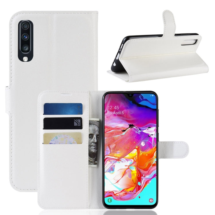 Custodia portafoglio in pelle per Samsung Galaxy A70