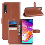 Custodia portafoglio in pelle per Samsung Galaxy A70