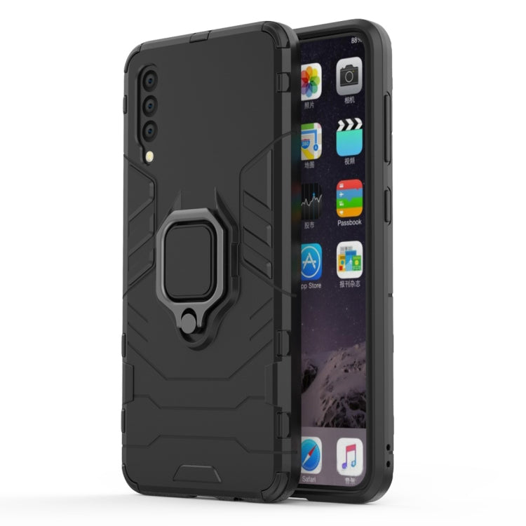 Custodia antiurto PC TPU per Galaxy A50 con anello magnetico