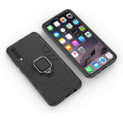 Custodia antiurto PC TPU per Galaxy A50 con anello magnetico