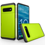 Custodia antiurto con slot carte per Samsung Galaxy S10+