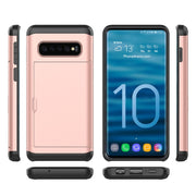 Custodia antiurto con slot schede per Samsung Galaxy S10+