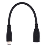 Cavo adattatore USB-C 3.1 maschio a femmina 20 cm