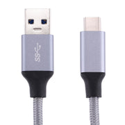Cavo dati/caricatore USB-C/Type-C 3.1 a USB 3.0 con testina metallica intrecciata da 1 m
