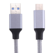 Cavo dati/caricatore USB-C/Type-C 3.1 a USB 3.0 con testina metallica intrecciata da 1 m