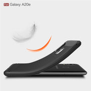 Custodia TPU fibra di carbonio per Samsung Galaxy A20e