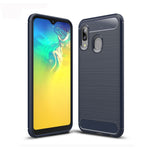 Custodia TPU fibra di carbonio per Samsung Galaxy A20e