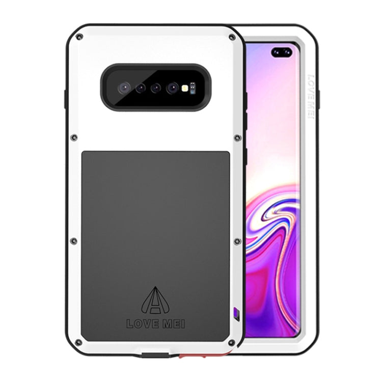 Custodia combinata metallo e silicone per Galaxy S10+