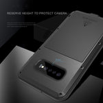 Custodia combinata metallo e silicone per Galaxy S10+