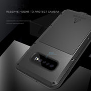 Custodia combinata metallo e silicone per Galaxy S10+