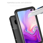 Custodia combinata metallo e silicone per Galaxy S10+