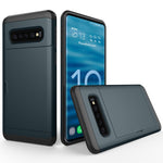 Custodia protettiva TPU con slot carte per Galaxy S10