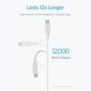 Cavo dati ANKER 3 in 1 MFI per iPhone e Android