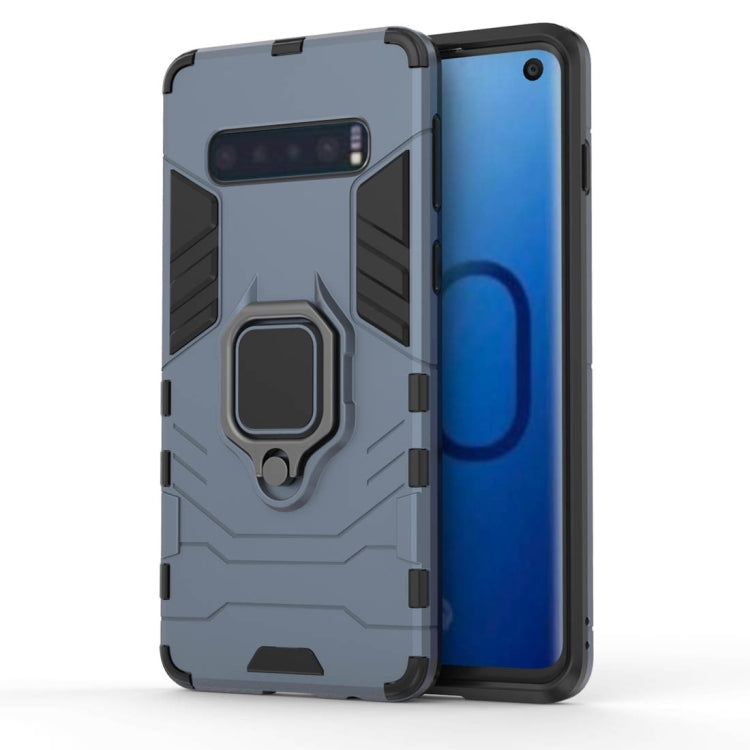Custodia TPU antiurto Samsung Galaxy S10 con anello magnetico