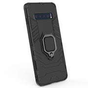 Custodia TPU antiurto Samsung Galaxy S10 con anello magnetico