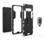 Custodia TPU antiurto Samsung Galaxy S10 con anello magnetico