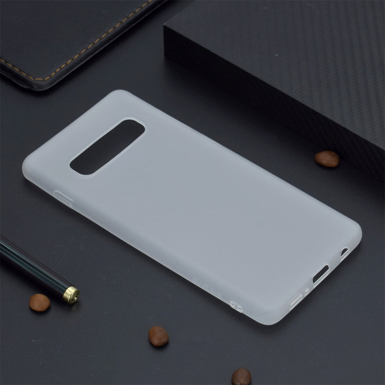Custodia TPU color caramello per Samsung Galaxy S10+