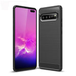 Custodia TPU effetto fibra di carbonio per Samsung Galaxy S10 5G