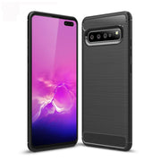 Custodia TPU effetto fibra di carbonio per Samsung Galaxy S10 5G