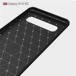 Custodia TPU effetto fibra di carbonio per Samsung Galaxy S10 5G