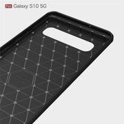 Custodia TPU effetto fibra di carbonio per Samsung Galaxy S10 5G