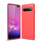 Custodia TPU effetto fibra di carbonio per Samsung Galaxy S10 5G