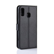 Custodia portafoglio in pelle per Galaxy A20e con slot carte