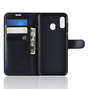 Custodia portafoglio in pelle per Galaxy A20e con slot carte