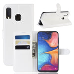 Custodia portafoglio in pelle per Galaxy A20e con slot carte
