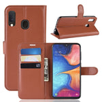 Custodia portafoglio in pelle per Galaxy A20e con slot carte