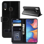 Custodia portafoglio in pelle per Samsung Galaxy A20e