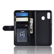 Custodia portafoglio in pelle per Samsung Galaxy A20e