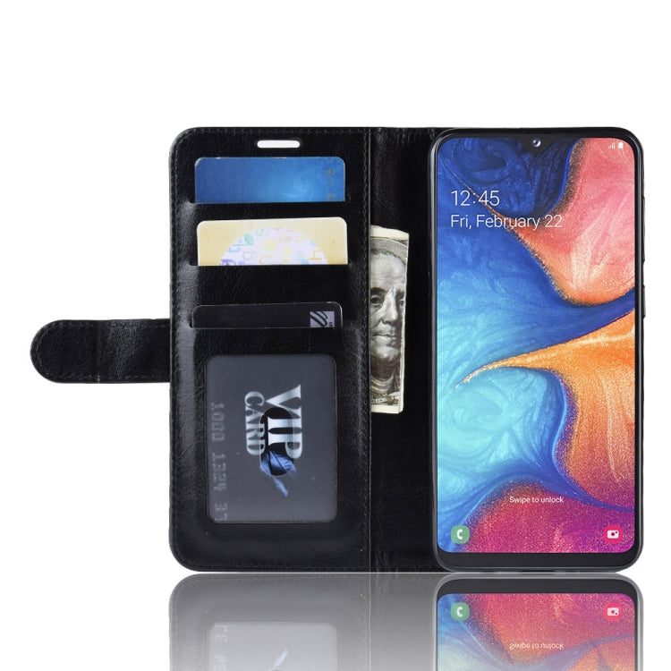 Custodia portafoglio in pelle per Samsung Galaxy A20e
