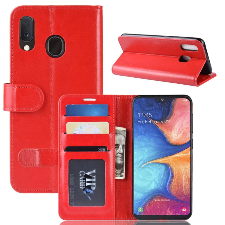 Custodia portafoglio in pelle per Samsung Galaxy A20e