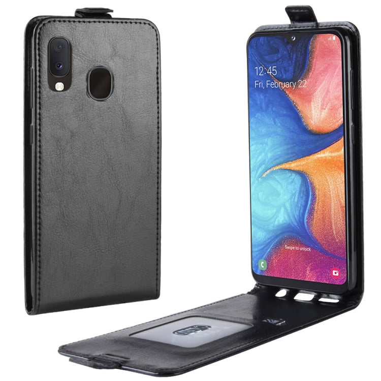 Custodia portafoglio in pelle con slot carte per Galaxy A20e
