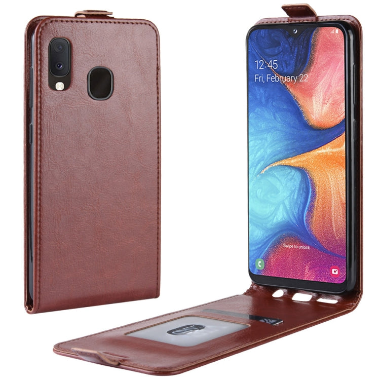 Custodia portafoglio in pelle per Galaxy A20e con slot carte
