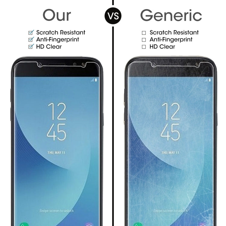 Pellicola in vetro temperato per Galaxy J4 2018 50 pezzi