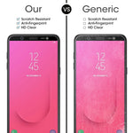Pellicola in vetro temperato per Galaxy J8 2018 0,26 mm 50 pezzi