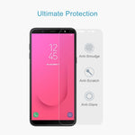 Pellicola in vetro temperato per Galaxy J8 2018 0,26 mm 50 pezzi