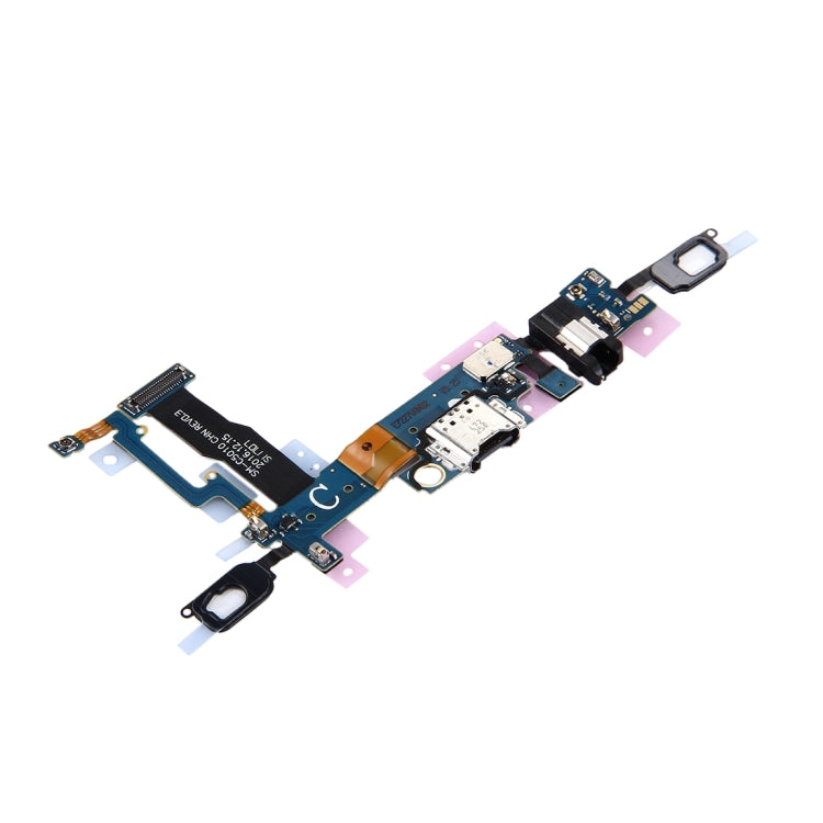 Per Galaxy C5 Pro / C5010 Porta di ricarica + pulsante Home + cavo flessibile per jack per auricolari, Galaxy C5 Pro