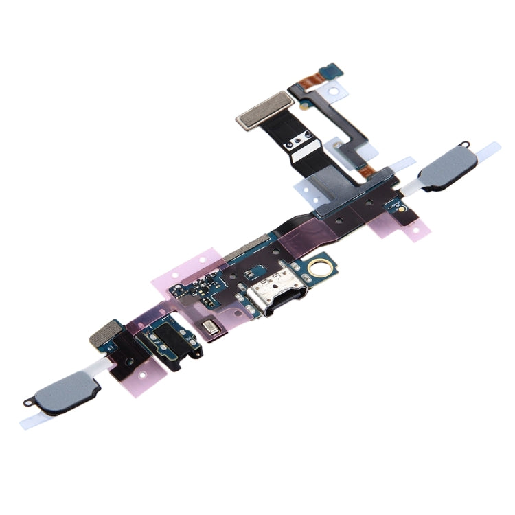 For Galaxy C5 Pro / C5010 Charging Port + Home Button + Earphone Jack Flex Cable, Galaxy C5 Pro